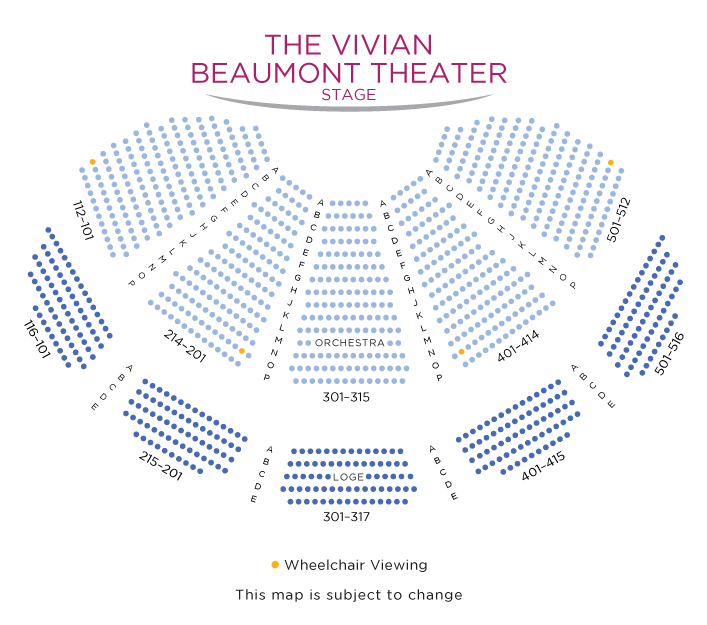 Beaumont Theatre Lincoln Center Seating Chart